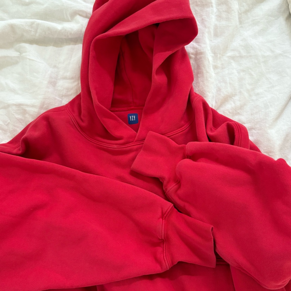 YZY x GAP Limited Edition Collab Red Hoodie Size S